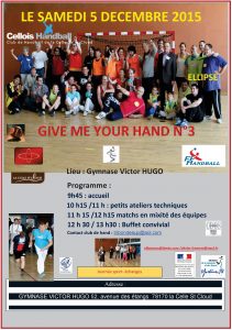 AFFICHE 5 decembre GIVE ME A HAND